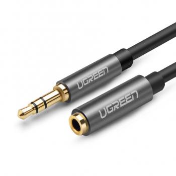 Ugreen AUX kábel 3.5 mm mini jack 1m, strieborný (10592)