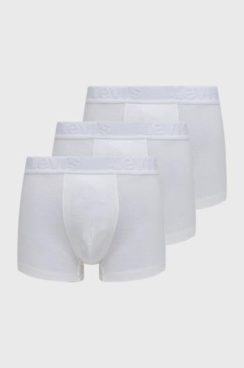 Boxerky Levi's 37149.0301-white, pánske, biela farba