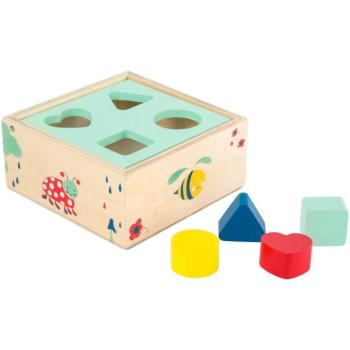Small foot Shape-Fitting Cube Forest aktivity vkladačka z dreva 12 m+ 5 ks