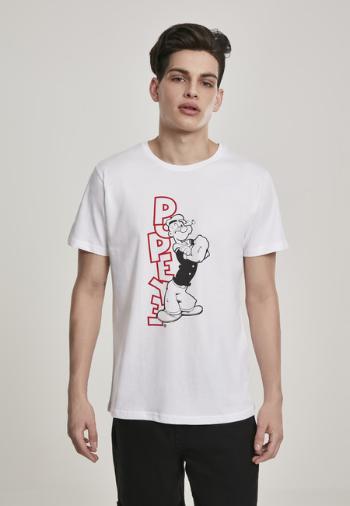 Mr. Tee Popeye Standing Tee white - L