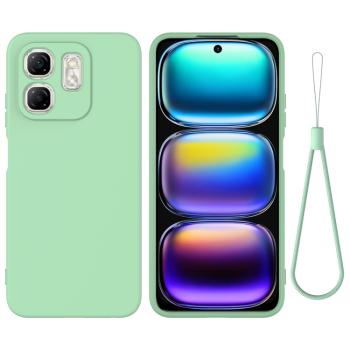 RUBBER Ochranný kryt pre Infinix Hot 50i zelený