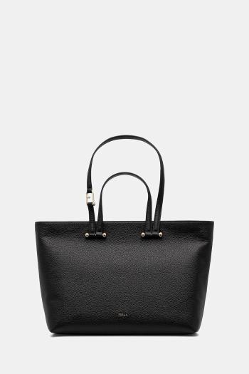 Kožená kabelka Furla čierna farba, WB01453.HSF000.O6000