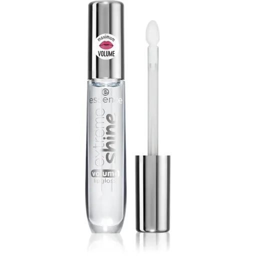 essence Extreme Shine lesk na pery pre väčší objem odtieň 01 Crystal Clear 5 ml