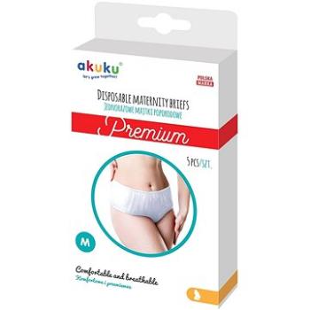 AKUKU jednorazové popôrodné nohavičky Premium veľ. M, 5 ks (5907644005505)