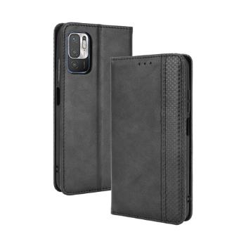 BUSINESS Peňaženkový kryt Xiaomi Redmi Note 10 5G / Poco M3 Pro čierny