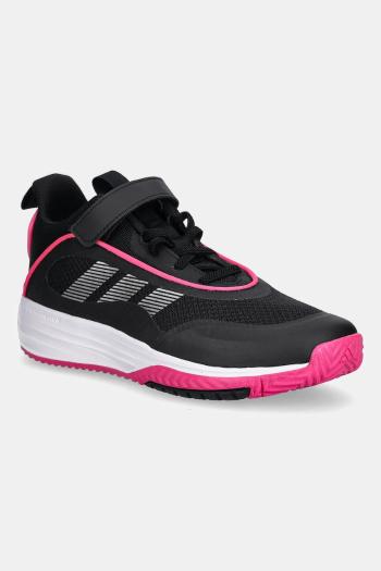 Detské tenisky adidas Originals OWNTHEGAME 3.0 čierna farba, JQ7941