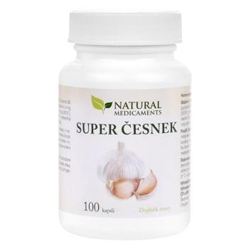 NATURAL MEDICAMENTS Super cesnak 100 tabliet