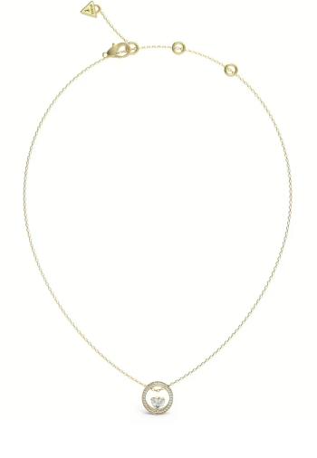 Guess Elegantný pozlátený náhrdelník M`ama Non M`ama JUBN04665JWYGT/U