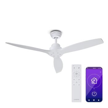 Klarstein Santa Elena Smart 52" stropný ventilátor, 9 060 m³/h, 6 stupňov rýchlosti, diaľkové ovládanie, Smart