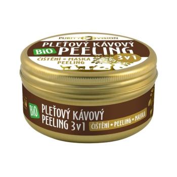 PURITY VISION Bio Kávový pleťový peeling 3v1, 70 ml