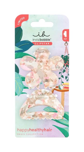 Invisibobble Škripec do vlasov Clipstar Oasis Refreshed Bloom M 2 ks