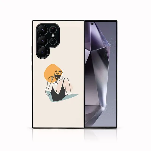 MY ART Ochranný kryt pre Samsung Galaxy S24 Ultra 5G WOMAN (197)