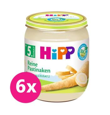 6x HiPP BIO Prvé Paštrnák, od uk. 4.-6. mesiaca, 125 g