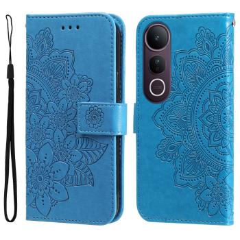 ART MANDALA Peňaženkový kryt pre Vivo V50 Lite modrý
