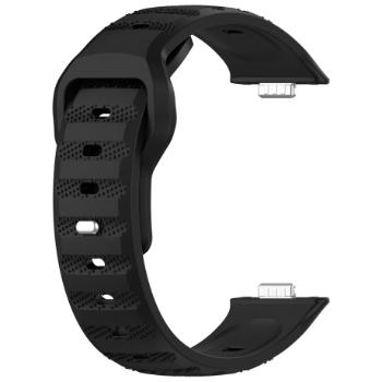 BStrap Silicone remienok na Huawei Watch Fit 3, black