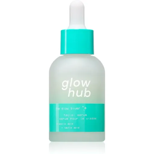 Glow Hub The Glow Giver rozjasňujúce pleťové sérum s kyselinou glykolovou 30 ml