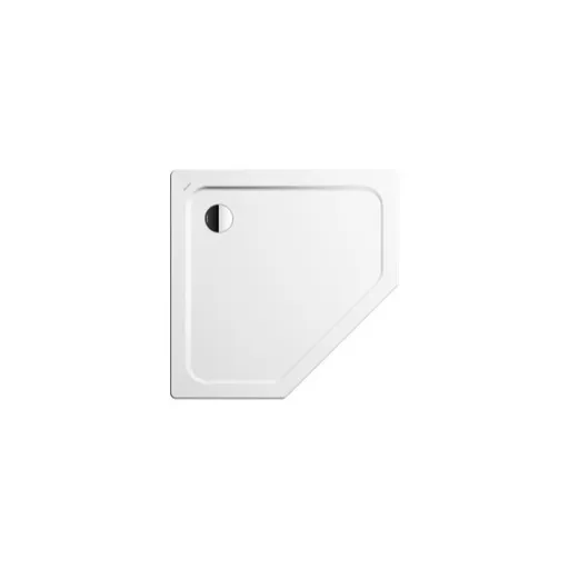 Kaldewei Cornezza sprchová vanička štvrťkruhová 90x90 cm smaltovaná oceľ alpská biela 459148043001 KW6712PE