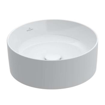 VILLEROY & BOCH - Collaro Umývadlo na dosku, priemer 40 cm, CeramicPlus, alpská biela 4A1840R1