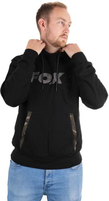 Pulóver FOX Black/Camo Print Hoody