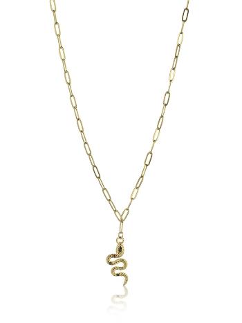 Marc Malone Pozlátený dámsky náhrdelník Lydia Blue Necklace MCN23022G
