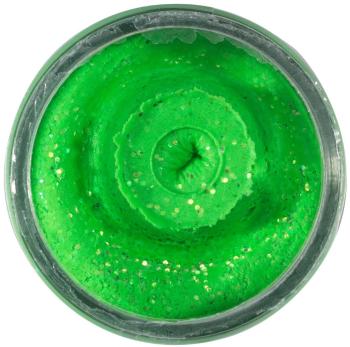 Berkley cesto na pstruhy natural glitter troutbait cesnak - trblietavá jarná zelená