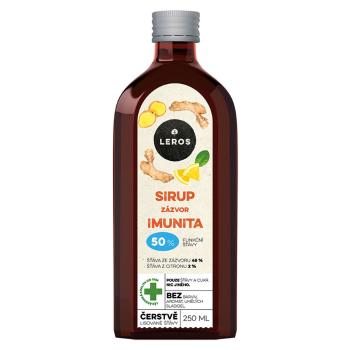 LEROS Sirup imunita zázvor 250 ml