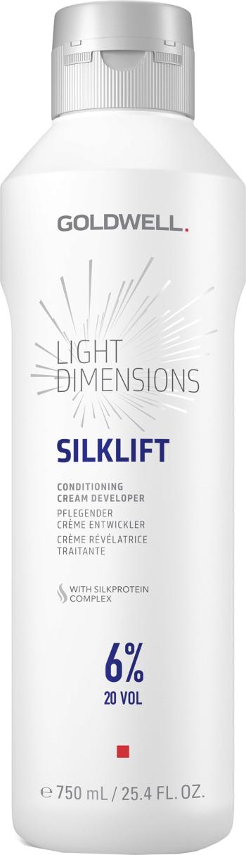 Goldwell Krémový peroxid pre šetrné zosvetľovanie vlasov Light Dimensions SilkLift 6% (Conditioning Cream Developer) 750 ml