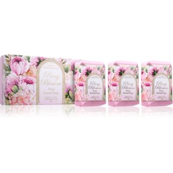 Saponificio Artigianale Fiorentino Peony Blossom Set sada tuhých mydiel