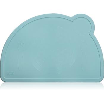 Chicco Placemat silikónové prestieranie Blue-green 18m+ 1 ks