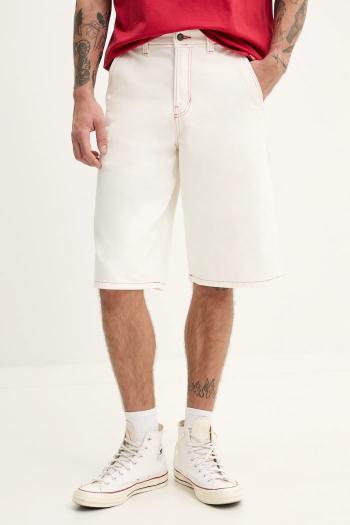 Rifľové krátke nohavice Dickies pánske, biela farba, DK0A4ZASC481