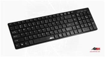 AIREN AiBoard Slim/Drôtová USB/CZ layout/Čierna