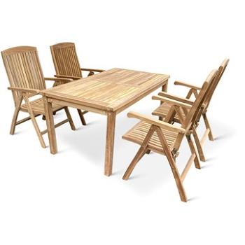 TEXIM Set záhradného nábytku GARDEN/AMERICA 1 stôl+ 4 stoličky