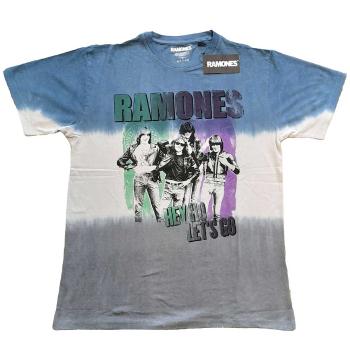 Ramones tričko Hey Ho Retro Modrá XL