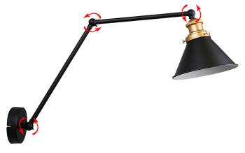 Nástenná lampa FUNDO Candellux