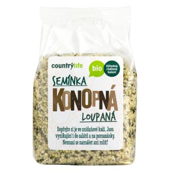 COUNTRY LIFE Konopné semienka lúpané 250 g BIO