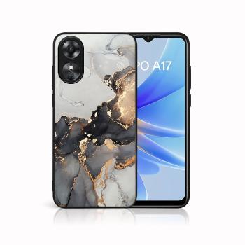 MY ART Ochranný kryt pre Oppo A17 GREY MARBLE (140)