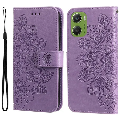 ART MANDALA Peňaženkový kryt pre Motorola Moto G06 / G06 Power fialový