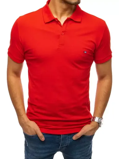 Pánske polo tričko červené Dstreet PX0331