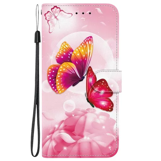 ART Peňaženkový kryt pre Infinix Hot 50 5G PINK BUTTERFLIES