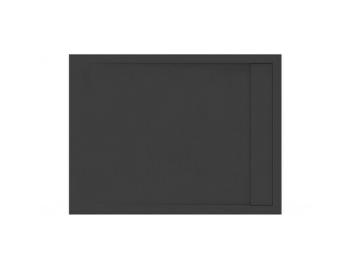 Sprchová vanička obdĺžniková Ravak Sandstone Pro 120x90 cm liaty mramor čierna XA03G743010