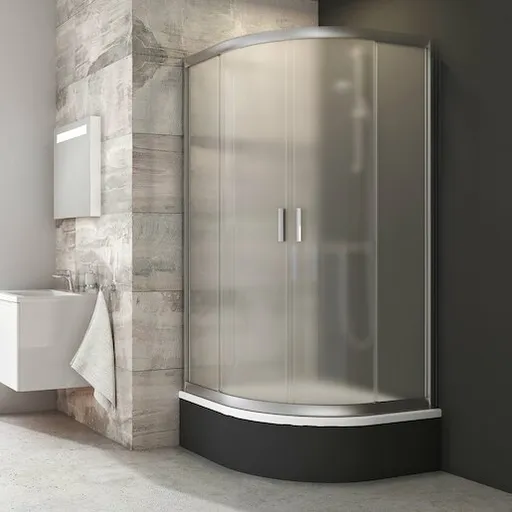 Ravak Blix sprchový kút štvrťkruh 90x90 cm 3b270u40zg BLCP490SABGS