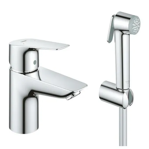 Grohe Start Edge umývadlová batéria s bidetovú spŕškou chróm 23773001 G23773001