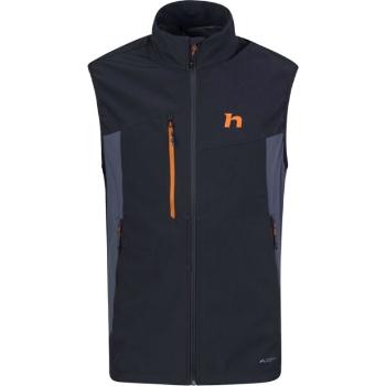 Hannah CARSTEN VEST Pánská softshellová vesta, černá, velikost XXXL