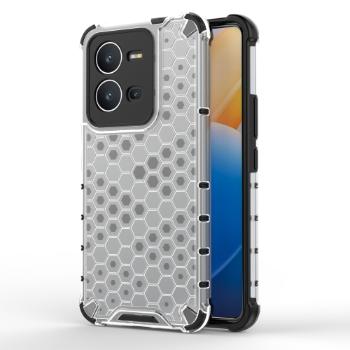 HONEYCOMB Ochranný kryt Vivo X80 Lite 5G biely