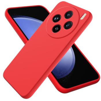 RUBBER Ochranný kryt pre Vivo X200 5G červený