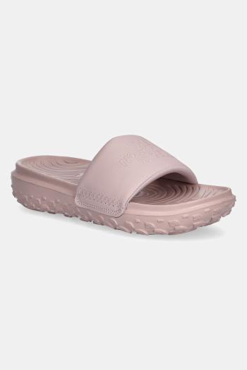 Šľapky The North Face Never Stop Cush Slide dámske, ružová farba, NF0A8A9974W1