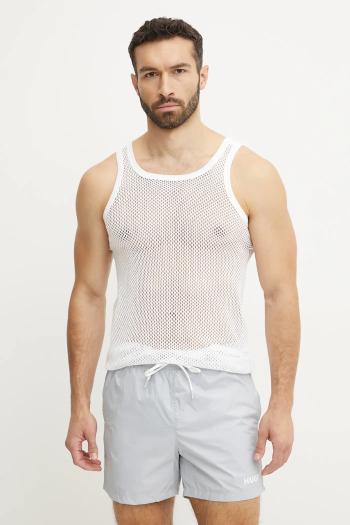 Top Resteröds Brynje grovmasket singlet biela farba, 7302.1