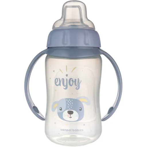 Canpol babies Cute Animals Training Cup tréningový hrnček Dog 6m+ 320 ml