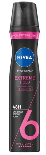 NIVEA EXTREME HOLD - Lak na vlasy s extrémnou fixáciou 0,25 L