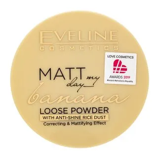 Eveline Matt My Day Banana Loose Powder púder so zmatňujúcim účinkom 6 g